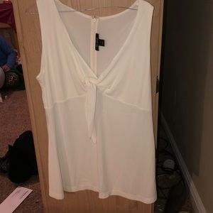 Eggshell white blouse.